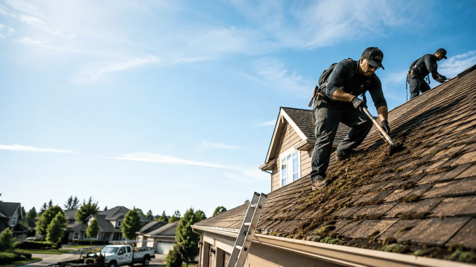Roof Moss Removal in Hewitt, WI near me
